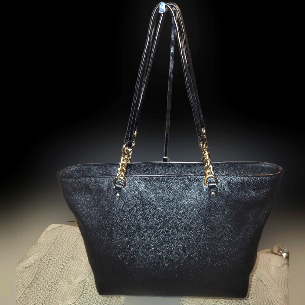 COACH SOPHIA PEBBLED LEATHER TOTE - Picture 10 of 10